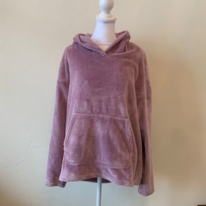 Champion Plush Hoodie. Size L. Never worn. Purple